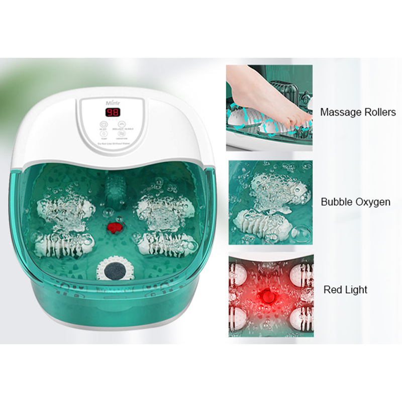 MM-20A-3 Aparat de masaj pentru baie spa pentru picioare cu căldură și patru role mari de masaj