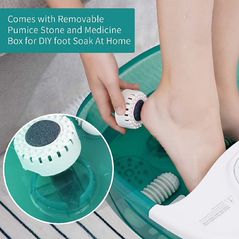 MM-20A-3 Aparat de masaj pentru baie spa pentru picioare cu căldură și patru role mari de masaj