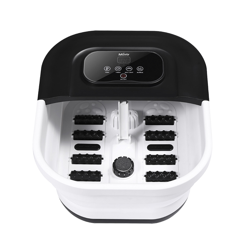 MZD-22B-2 Aparat spa pliabil pentru picioare de 500 W cu role de masaj 8 buc pentru masaj de relaxare a picioarelor