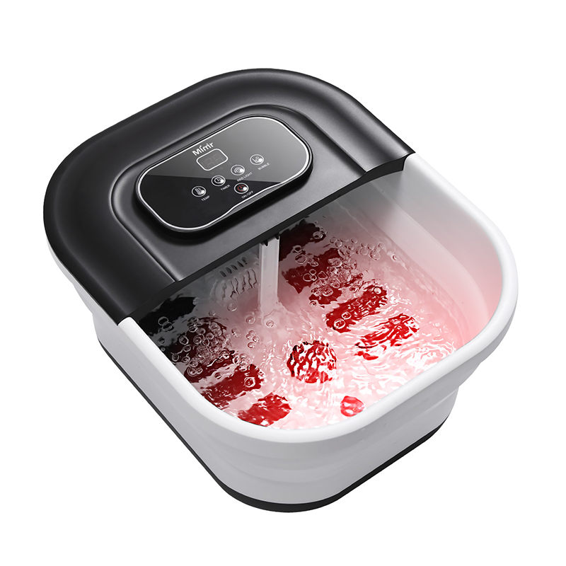 MZD-22B-2 Aparat spa pliabil pentru picioare de 500 W cu role de masaj 8 buc pentru masaj de relaxare a picioarelor